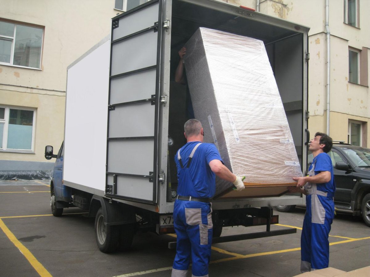 Разгрузка газели