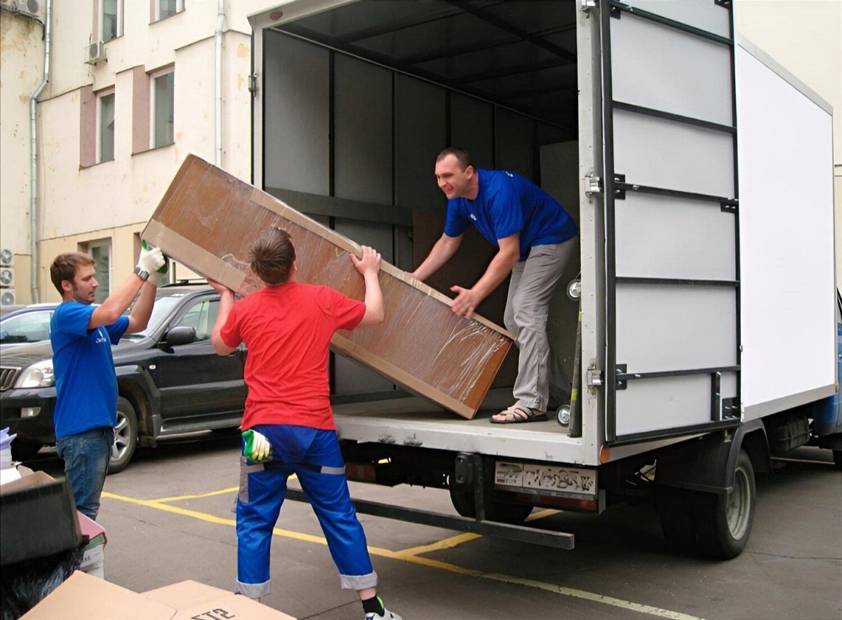 Разгрузка мебели