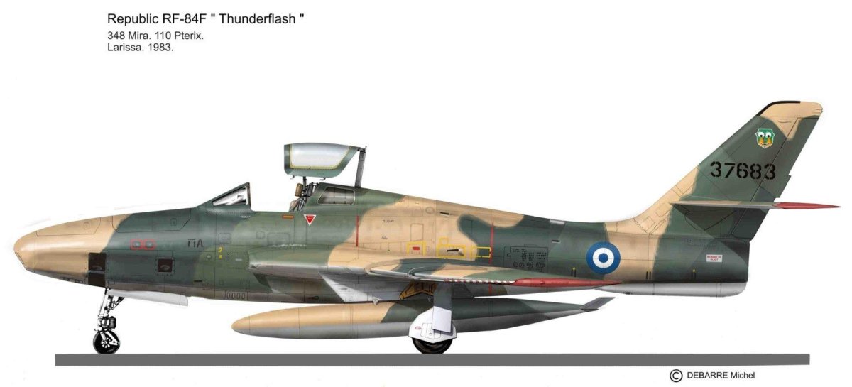 Самолет f-84f Thunderstreak