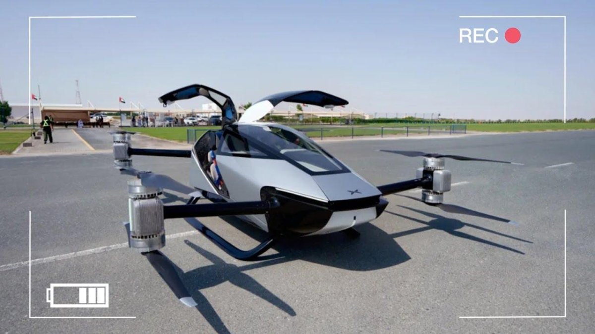 Дубай аэротакси беспилотное Xpeng