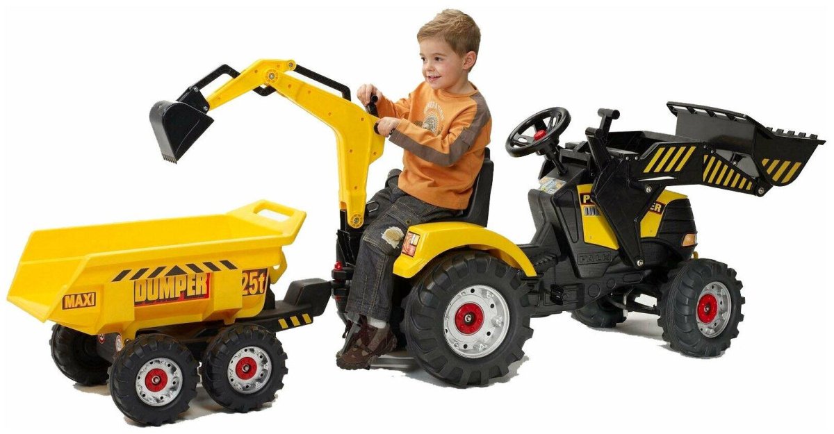 Falk трактор-экскаватор педальный