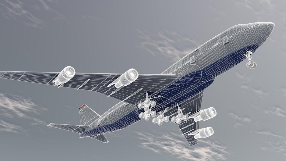 Боинг 747 шасси