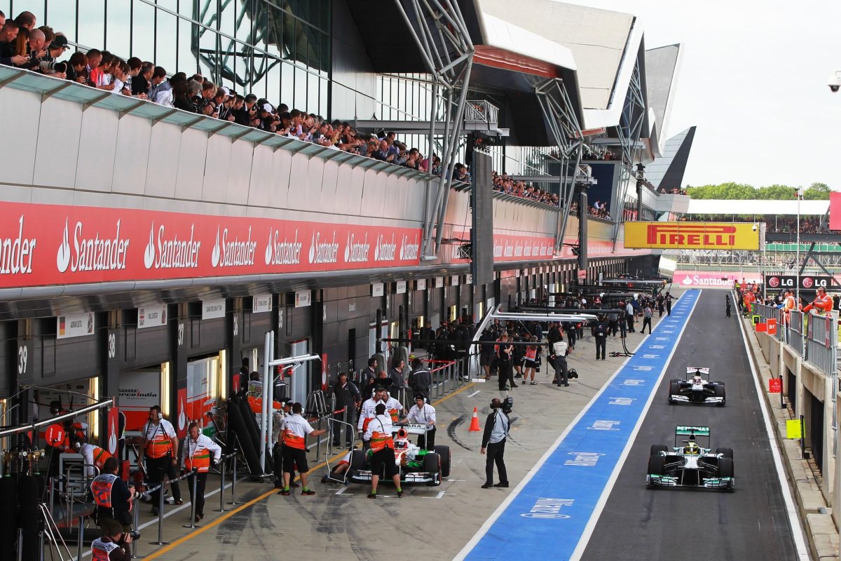 Сильверстоун пит Лейн формула 1