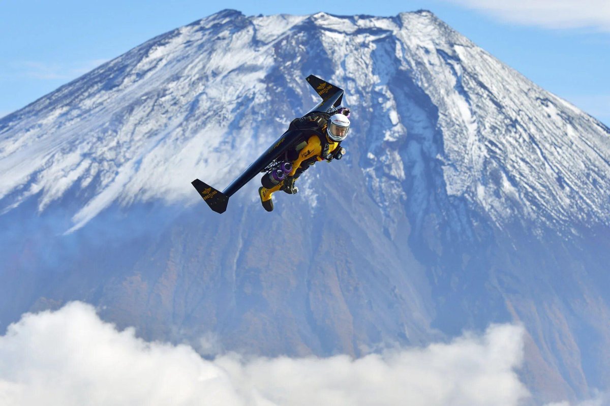 Перелёты на снежной горе