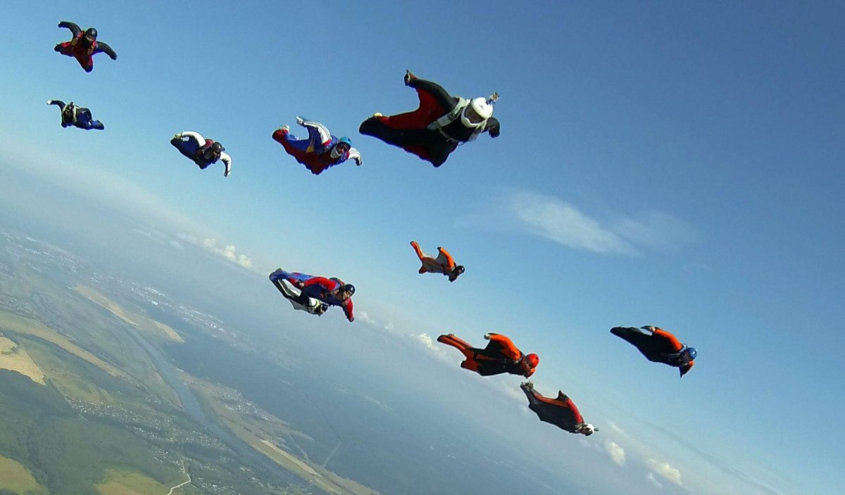 Вингсьют парашютный спорт