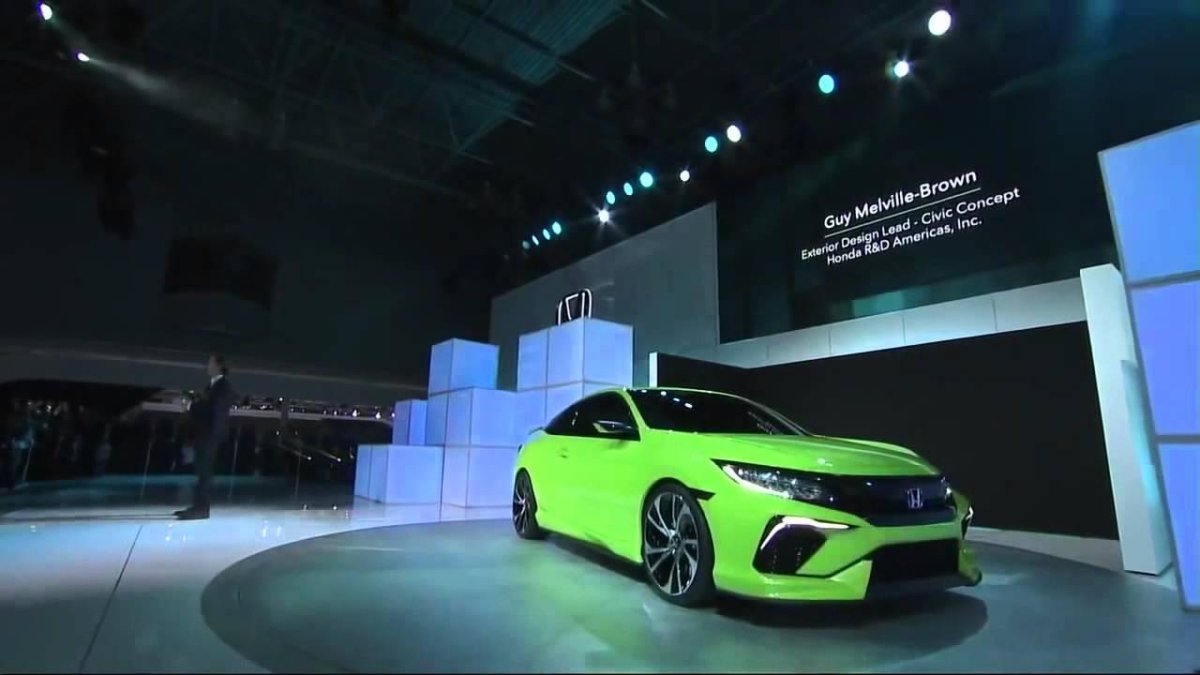 Honda Civic Concept 2015 10 поколение даже