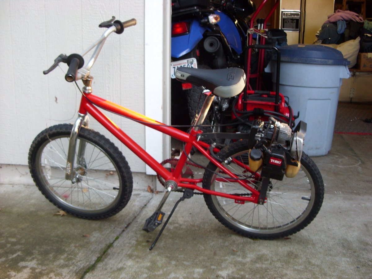 Велосипед с мотором