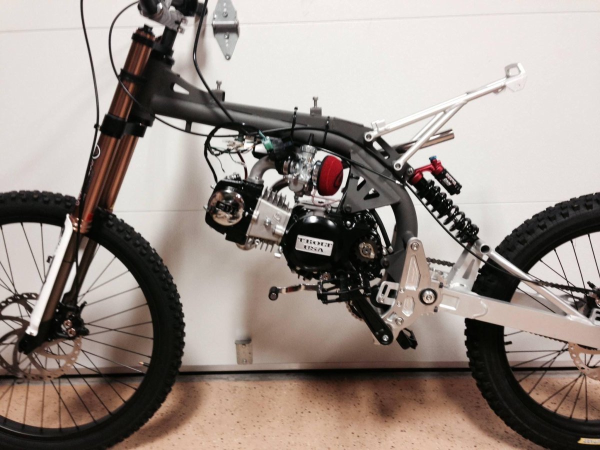 Бмх с мотором 125