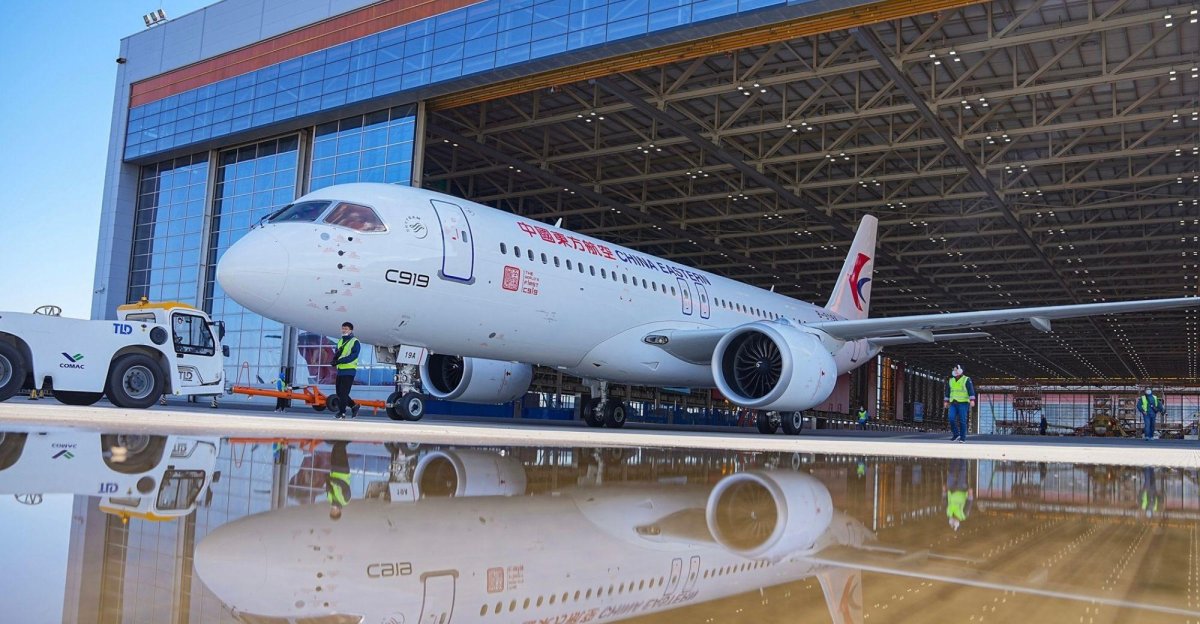 Comac c919 кабина