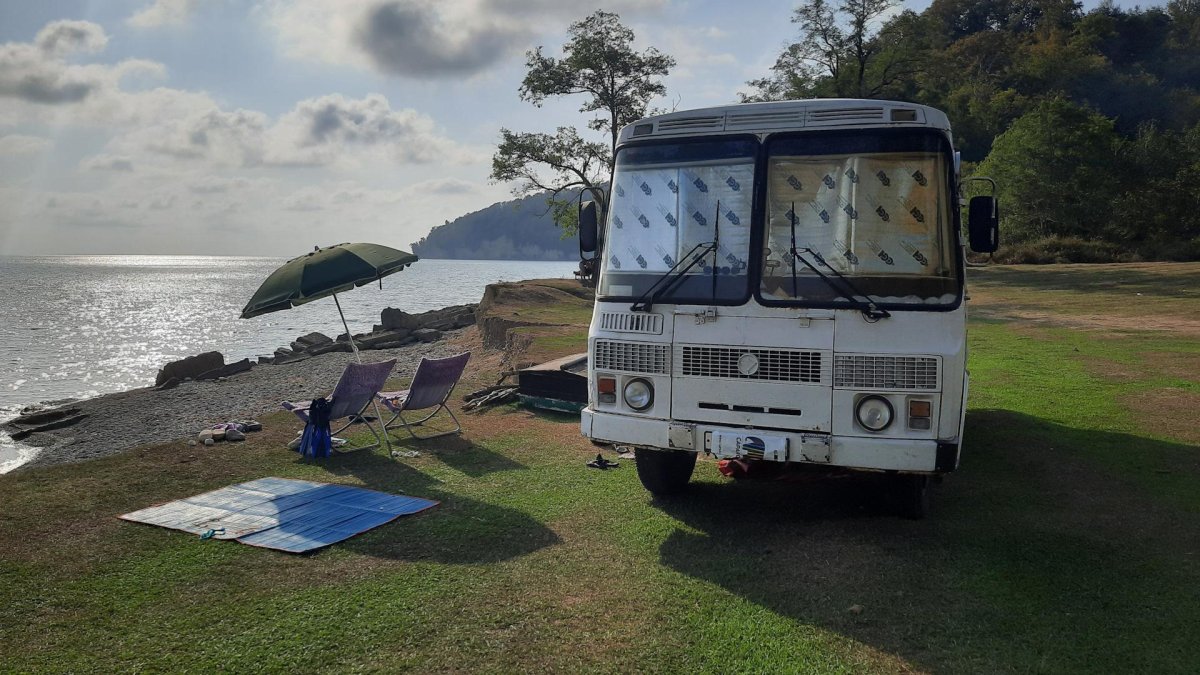 Автодом из ПАЗ 672