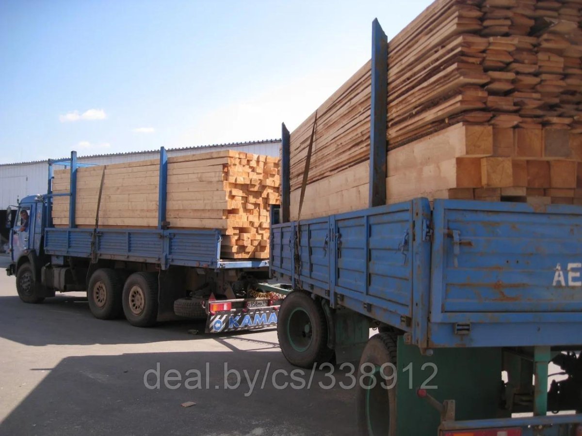 КАМАЗ 65116 бортовой с пиломатериалами