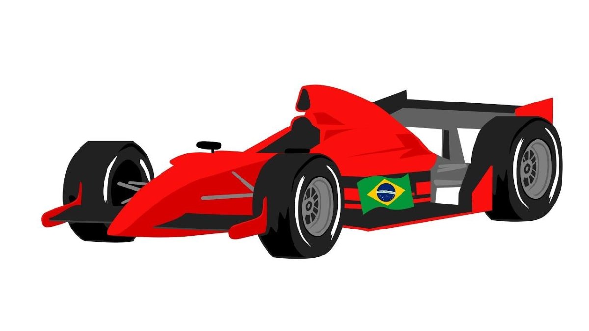 Болид формулы 1 вектор