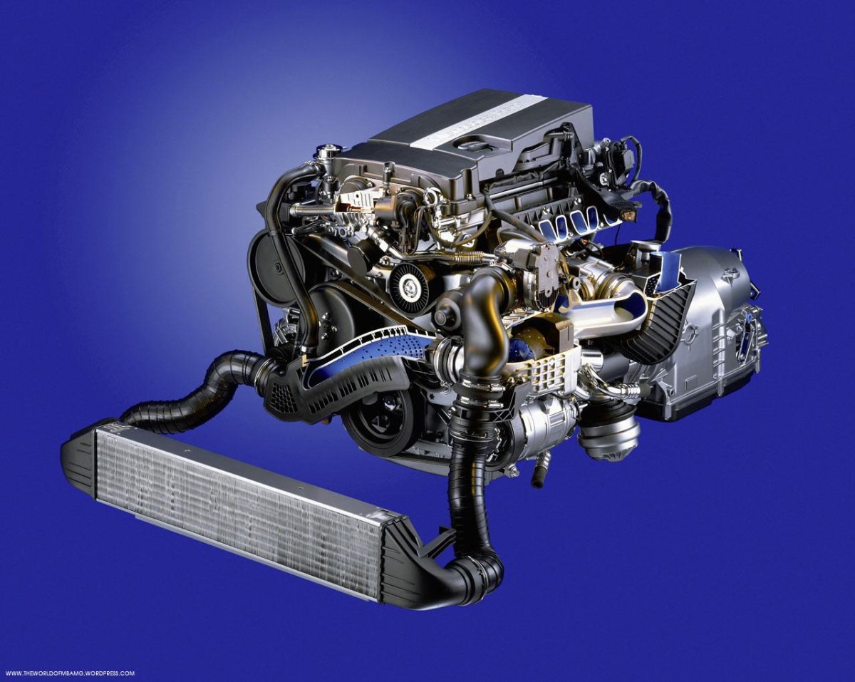 Мотор m271 компрессор Мерседес 1.8
