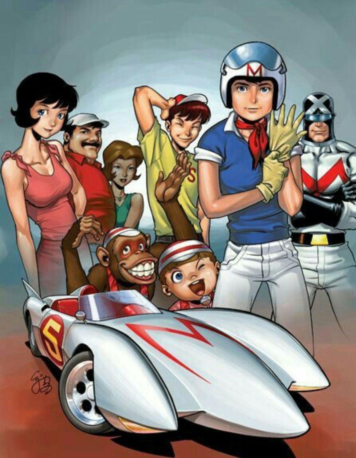 Спиди гонщик аниме