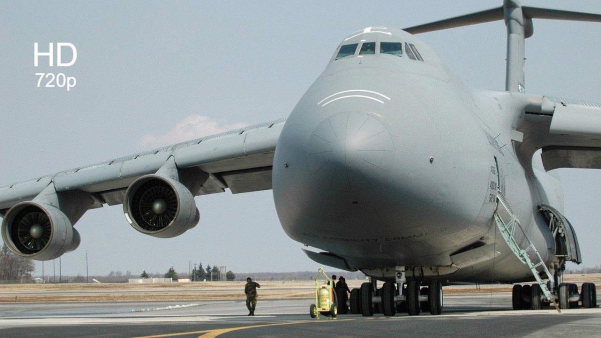 Lockheed c-5 Galaxy и АН-124 Руслан