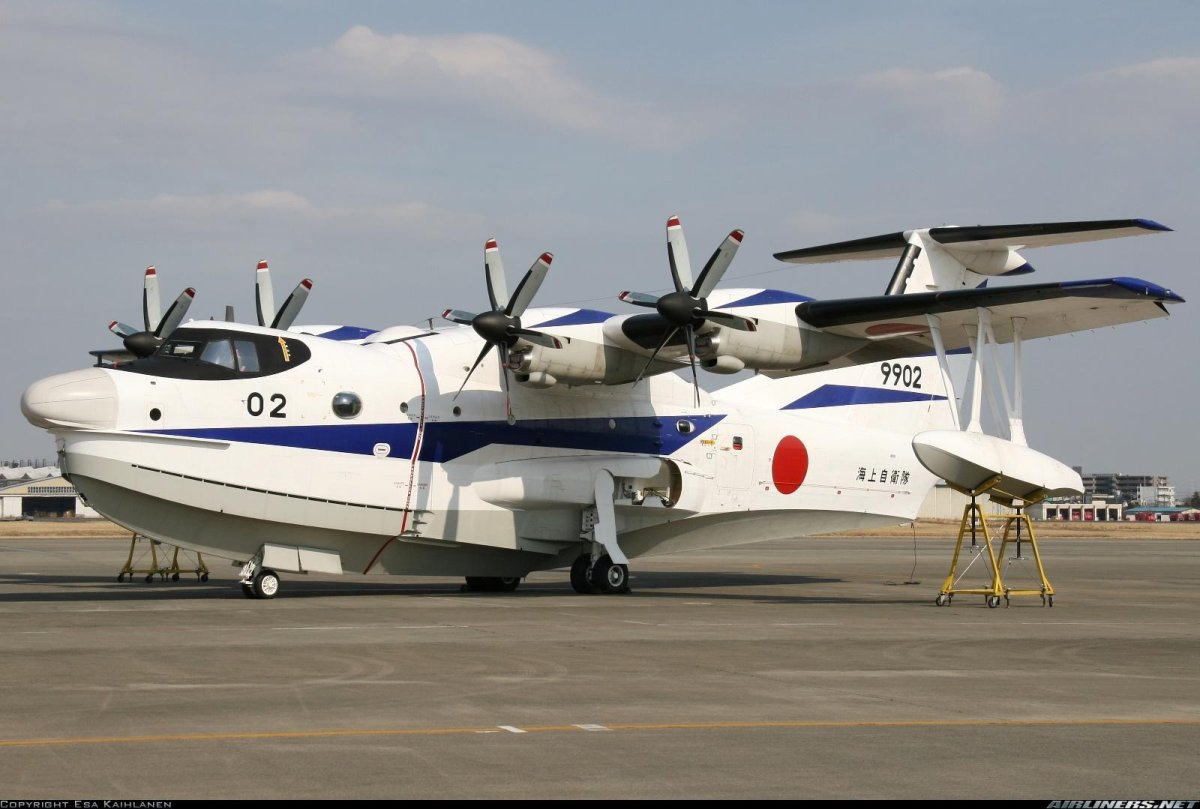 Самолет Shin Maywa us-2 us-1akai