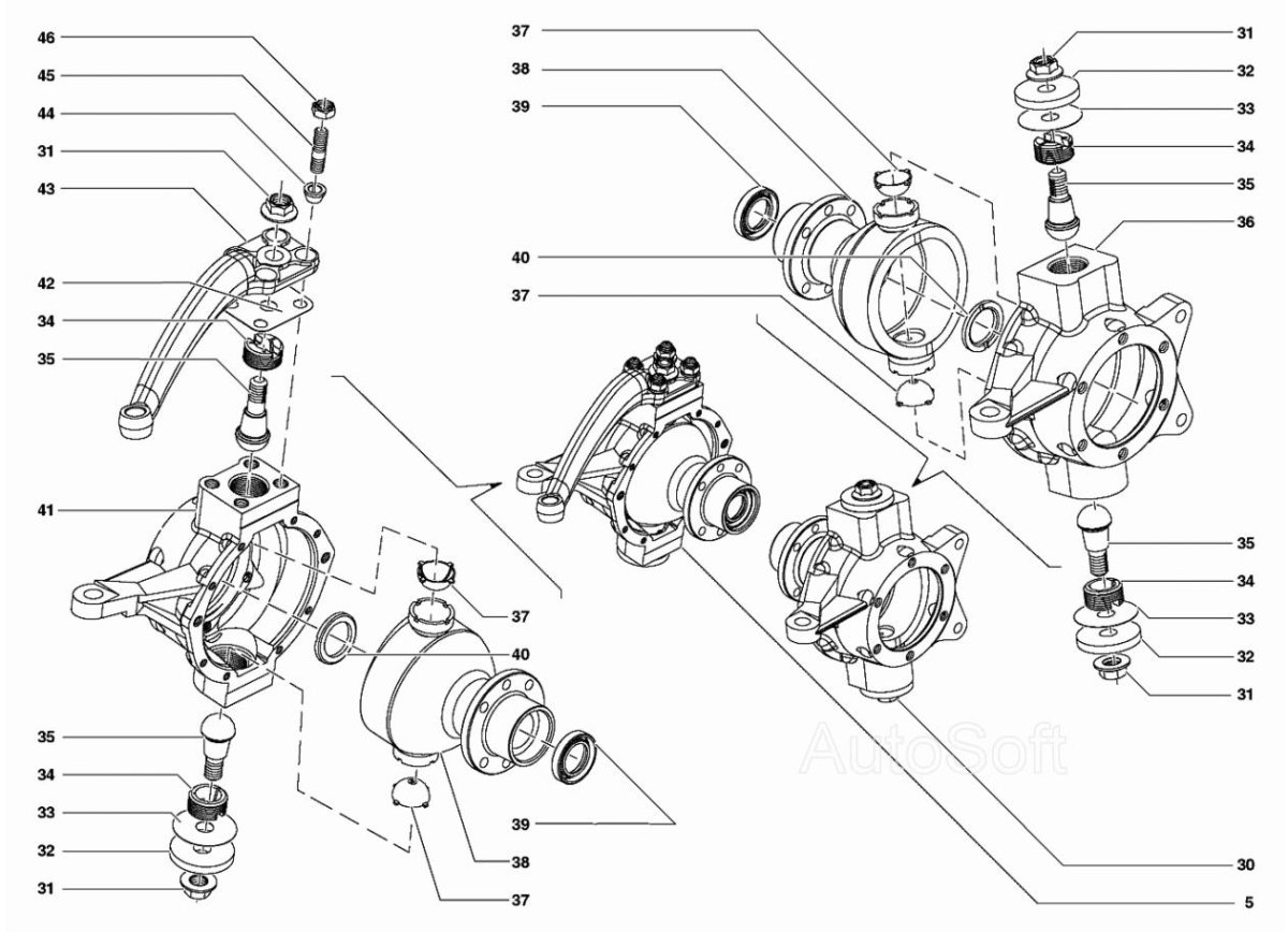 Поворотный кулак УАЗ Патриот 2022