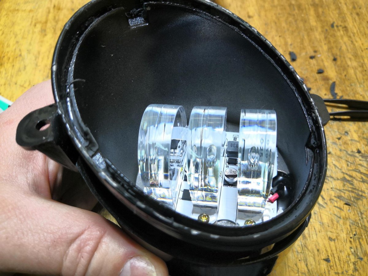 ПТФ светодиодные линзы 12 вольт