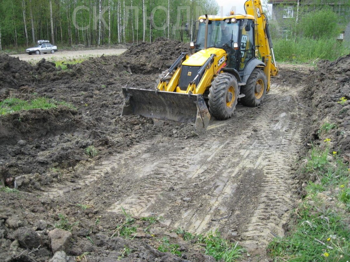 JCB копка котлована