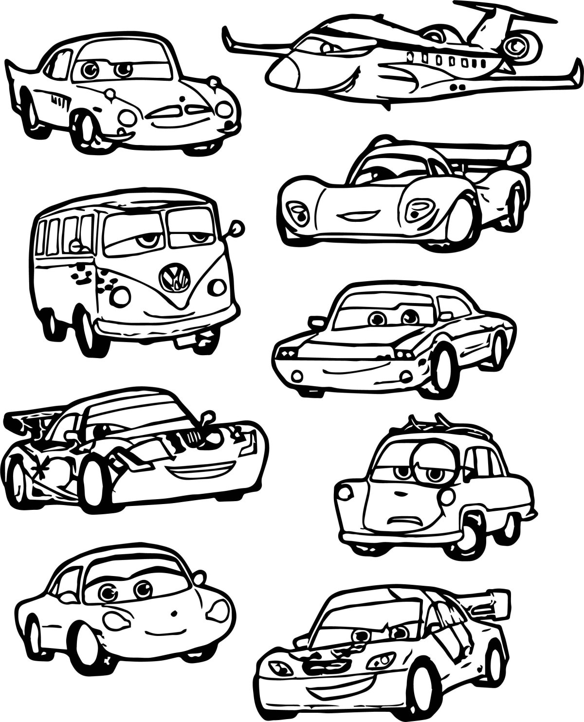 Машинки раскраски для мальчиков