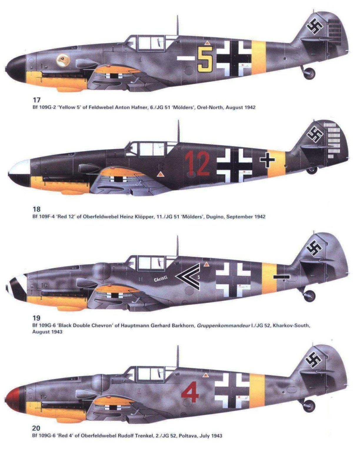 Герхард Баркхорн bf109g6 модель