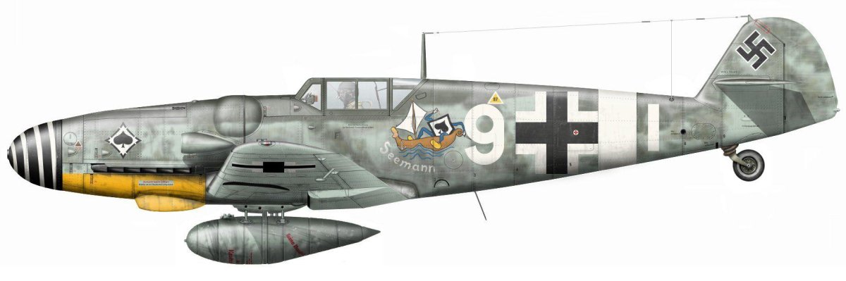 Мессершмитт bf 109 f JG 54