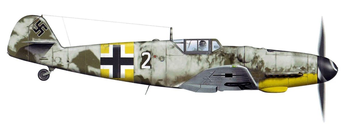 Самолет bf 109 Германия
