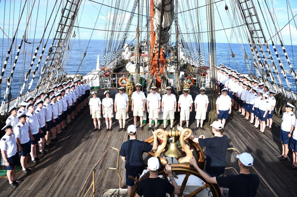 Крузенштерн Барк палуба