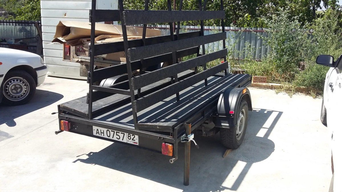 Пирамида на прицеп для перевозки окон