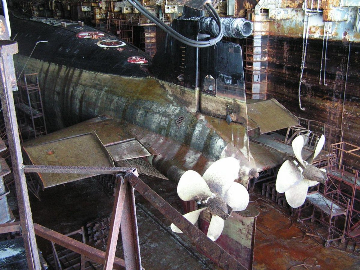 Винт подводной лодки Курск