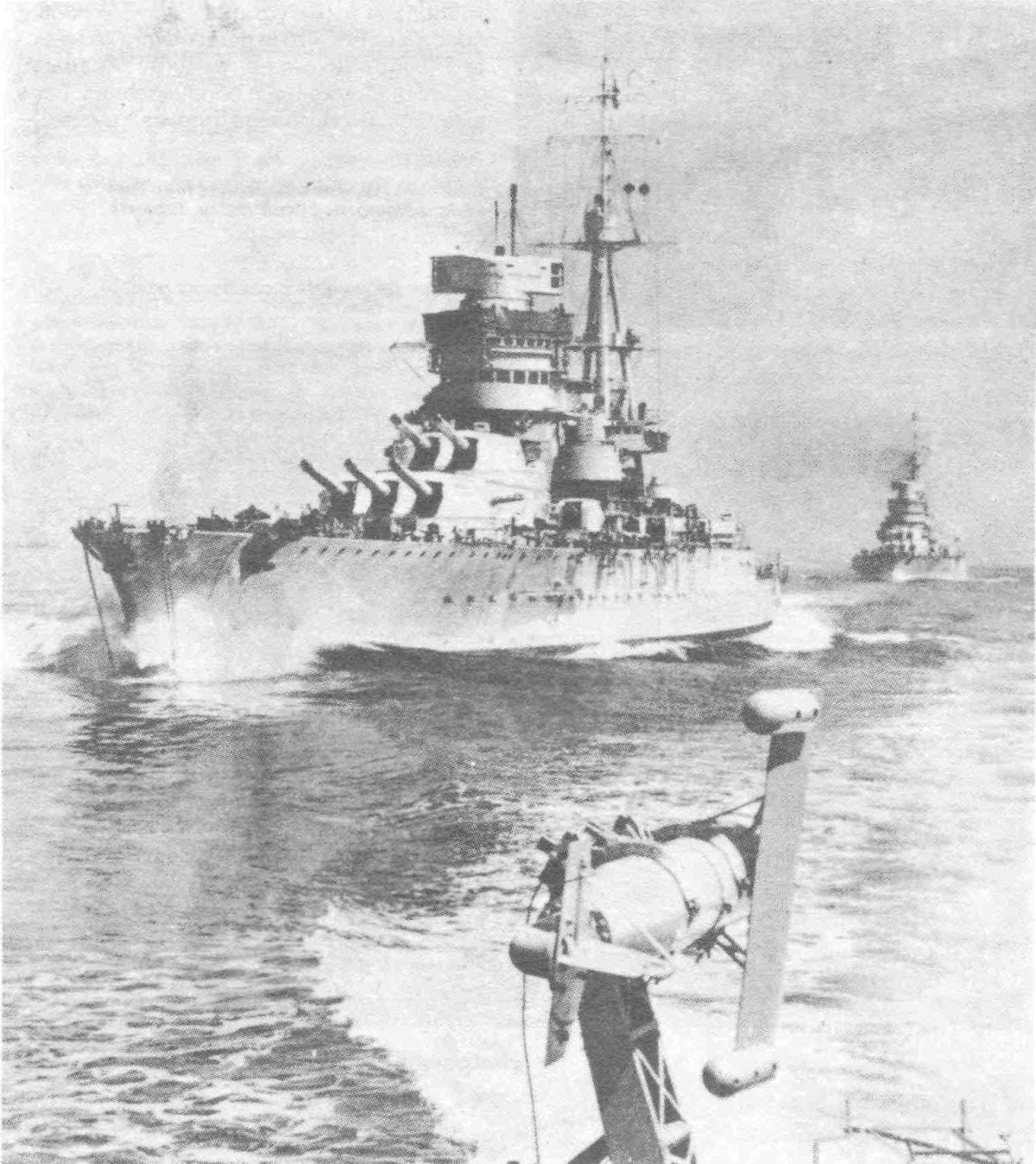 Итальянский линкор Конте ди Кавур