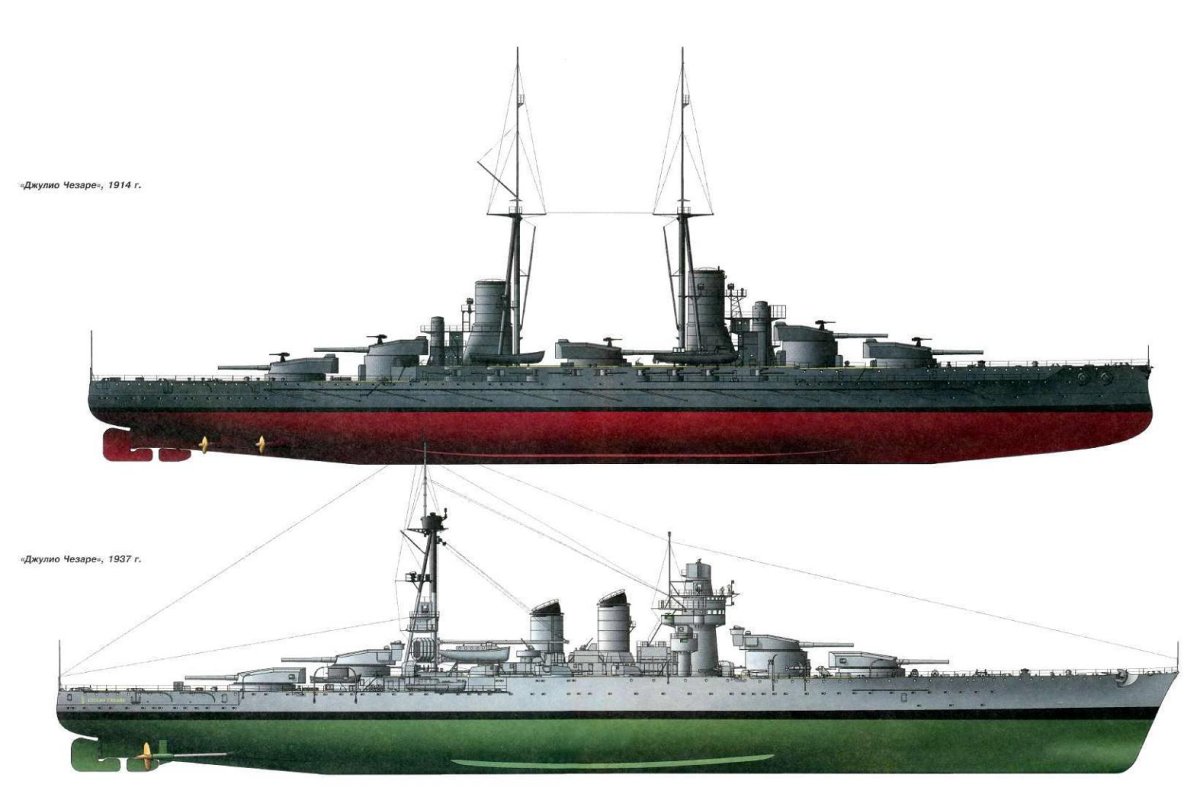 Линкор Юлий Цезарь Новороссийск