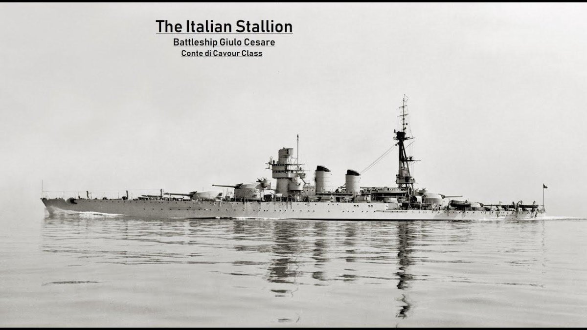 Итальянский линкор Конте ди Кавур