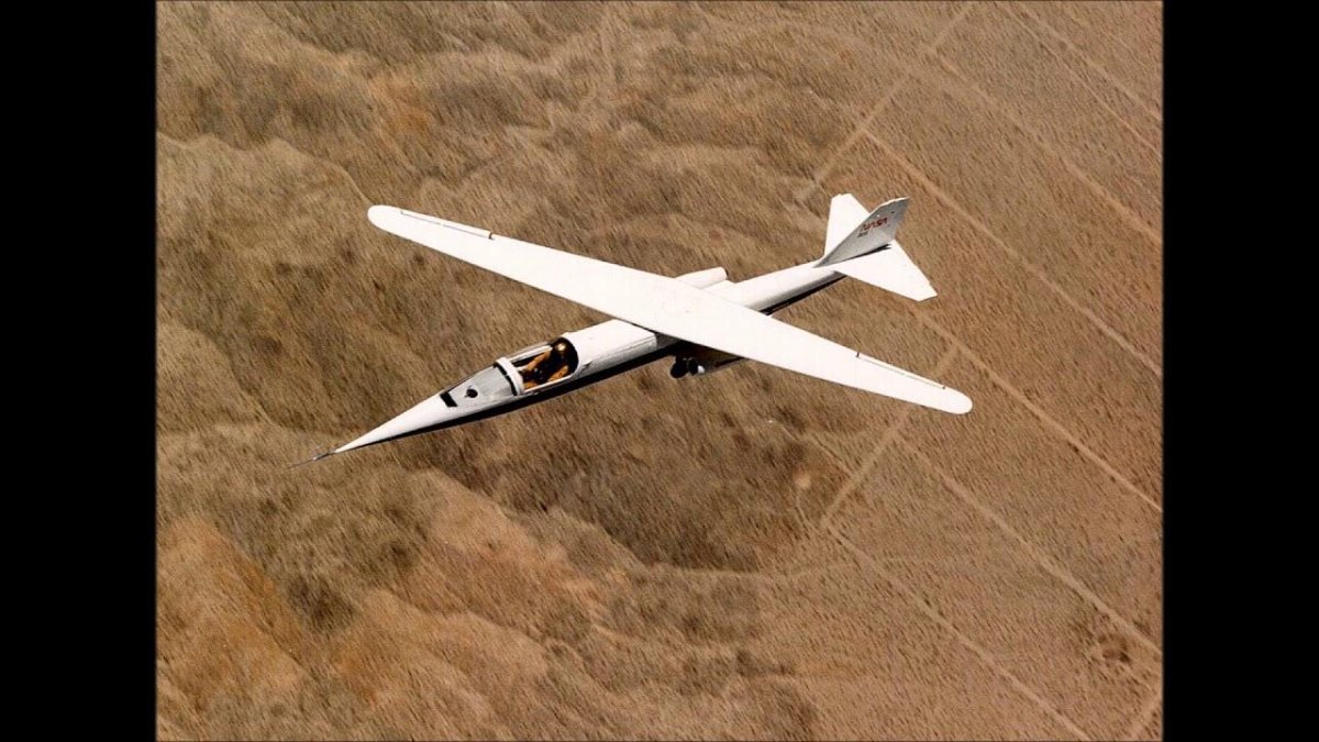 «Ames ad-1» — экспериментальный самолёт с косым крылом