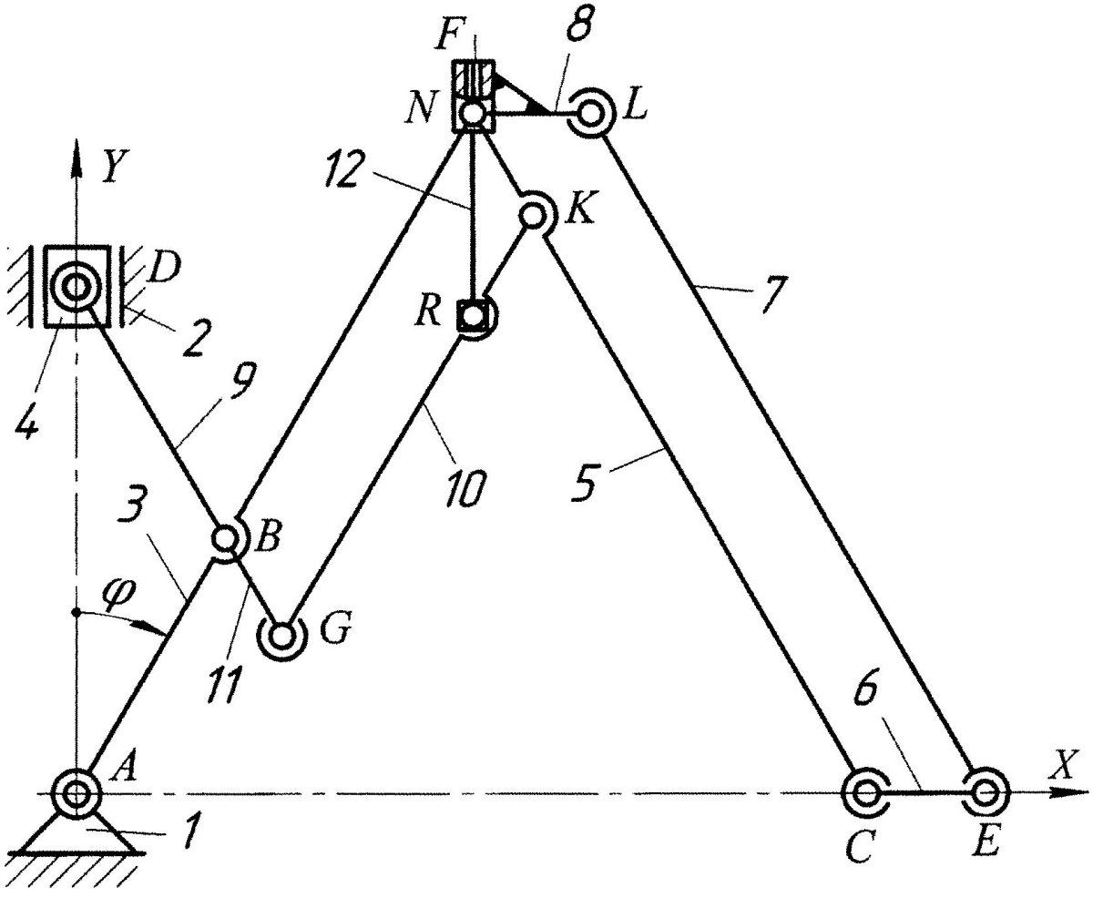 КРИВОШИП ползун механизм