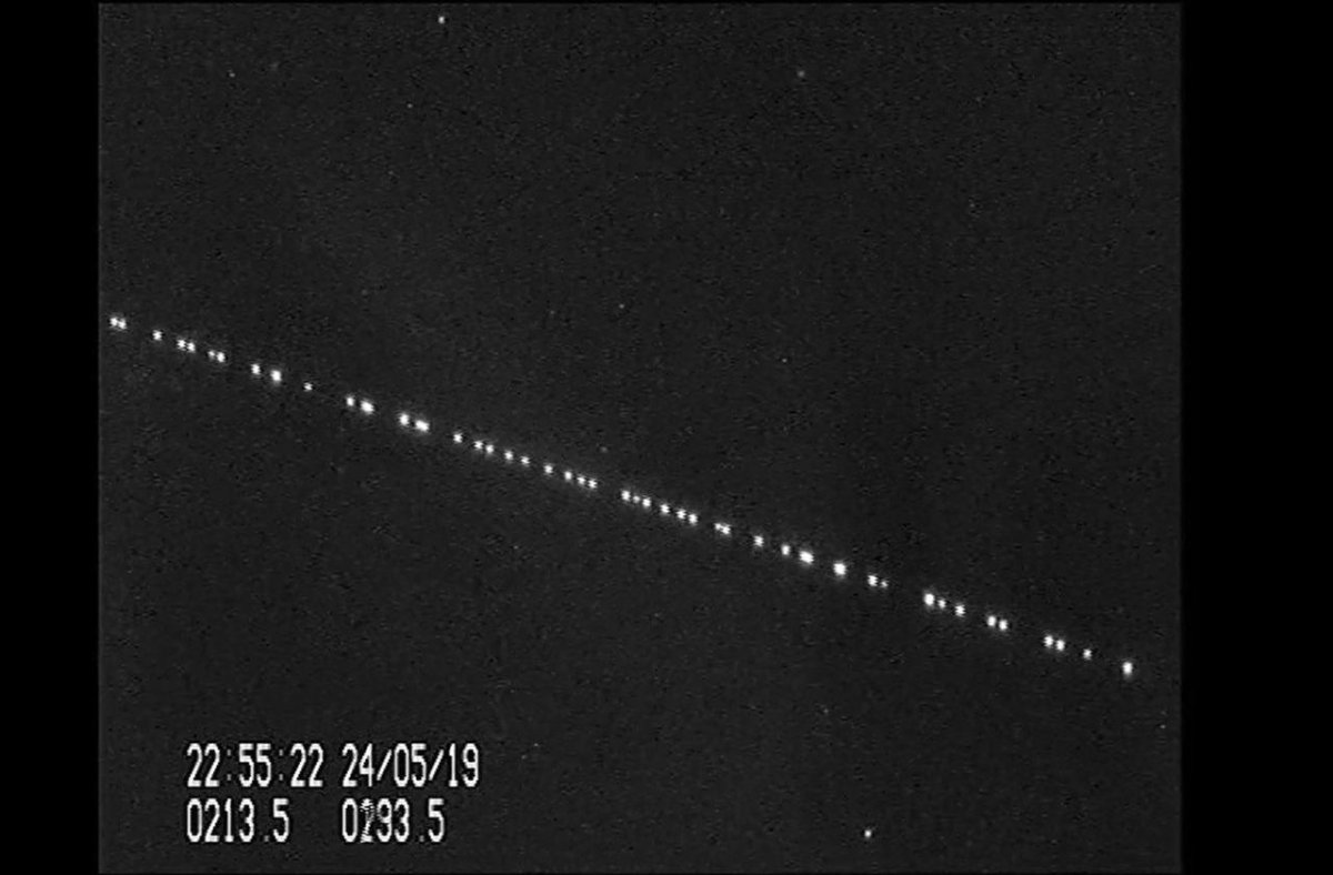 Небесный поезд Старлинк