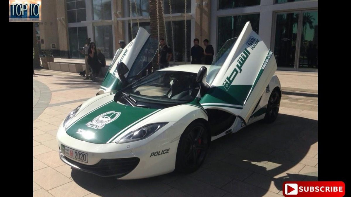 Полиция Дубая машины Макларен