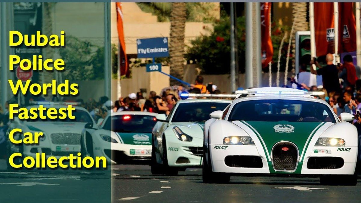 Полиция Дубая Бугатти