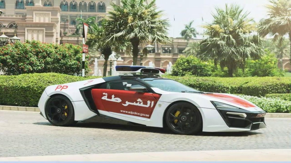 Lykan Hypersport полиции Дубая