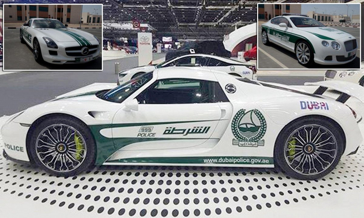 Порше 918 Spyder Dubai.