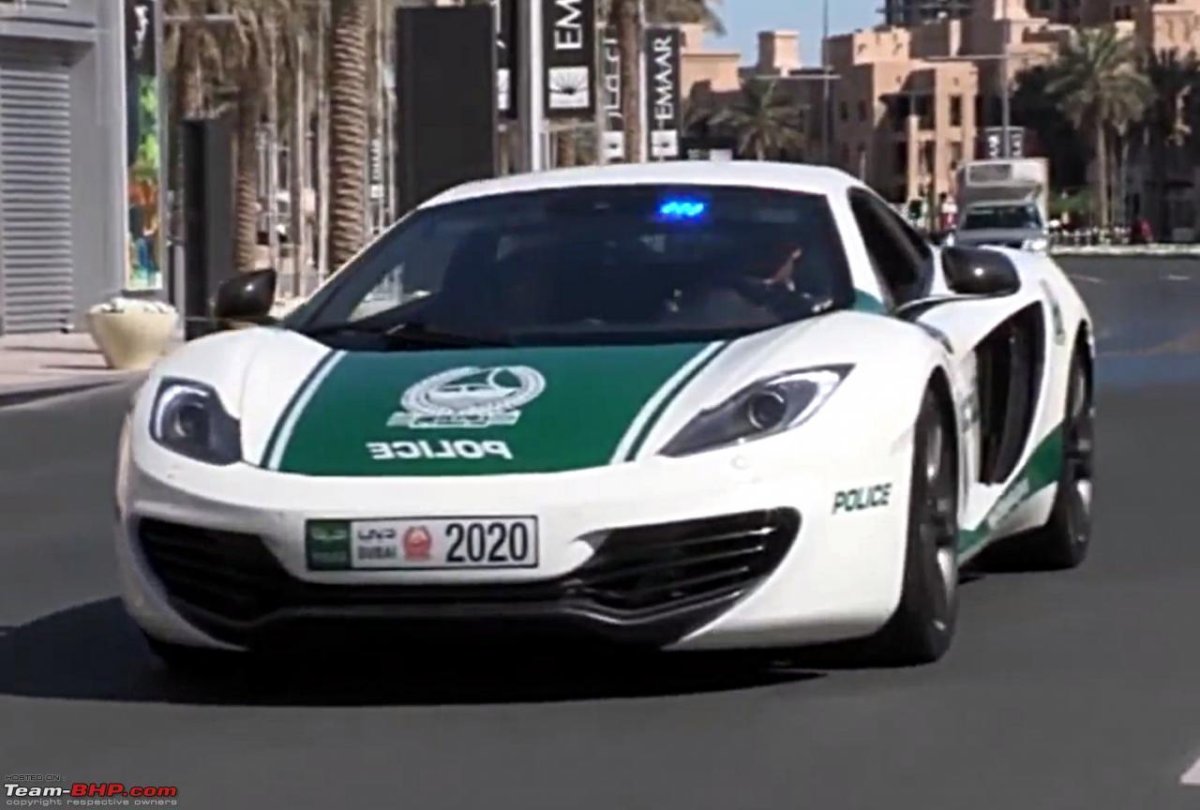 Полиция Дубая машины Макларен