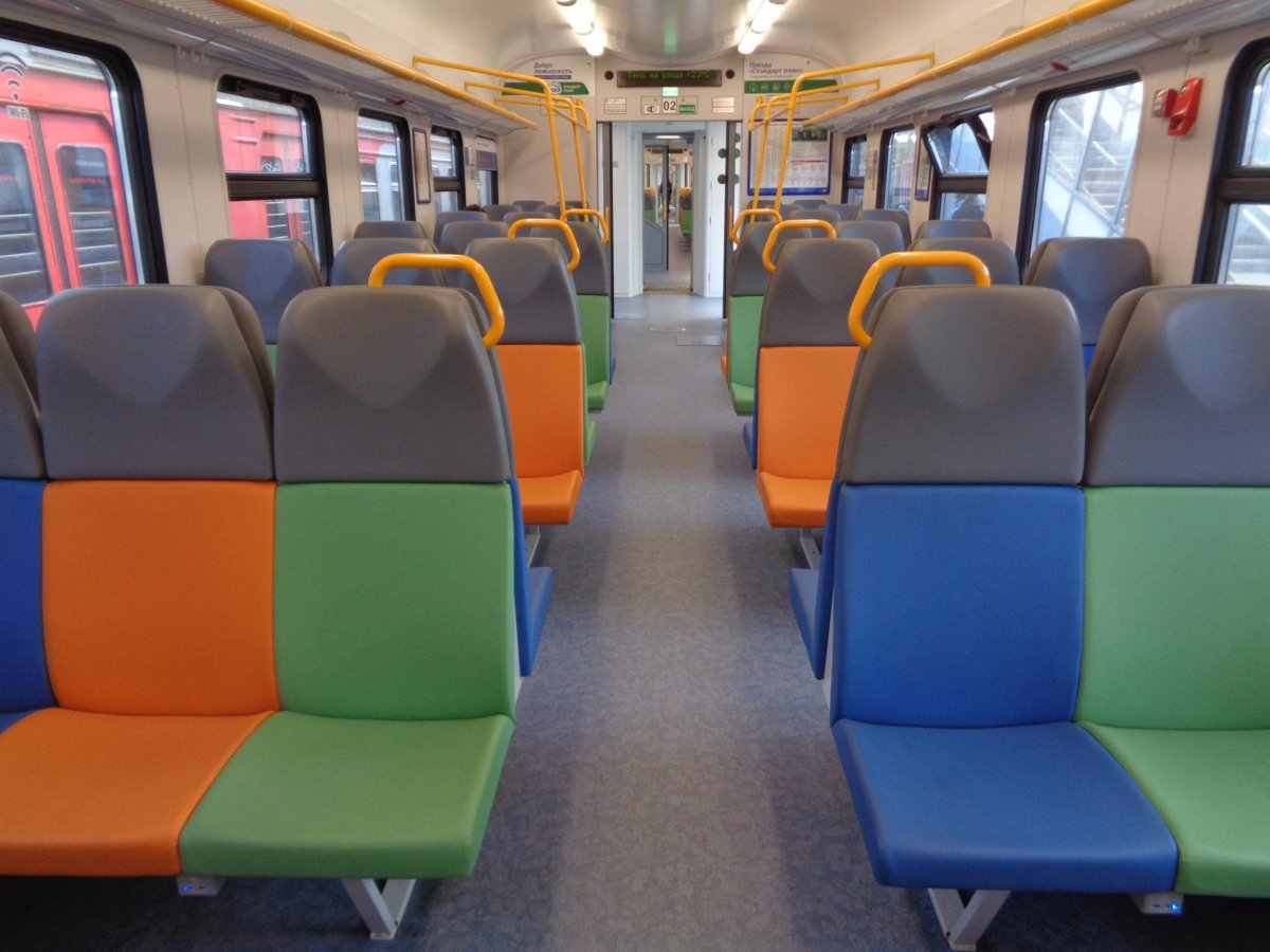 Эп2дм электричка салон
