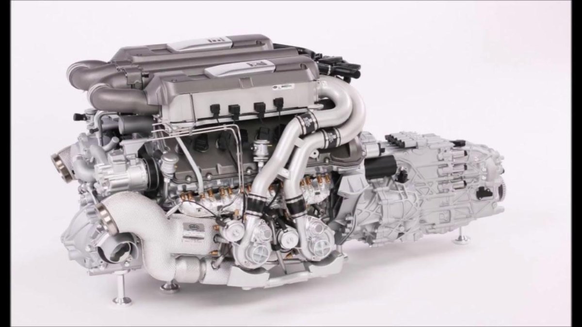 Двигатель Bugatti Chiron w16