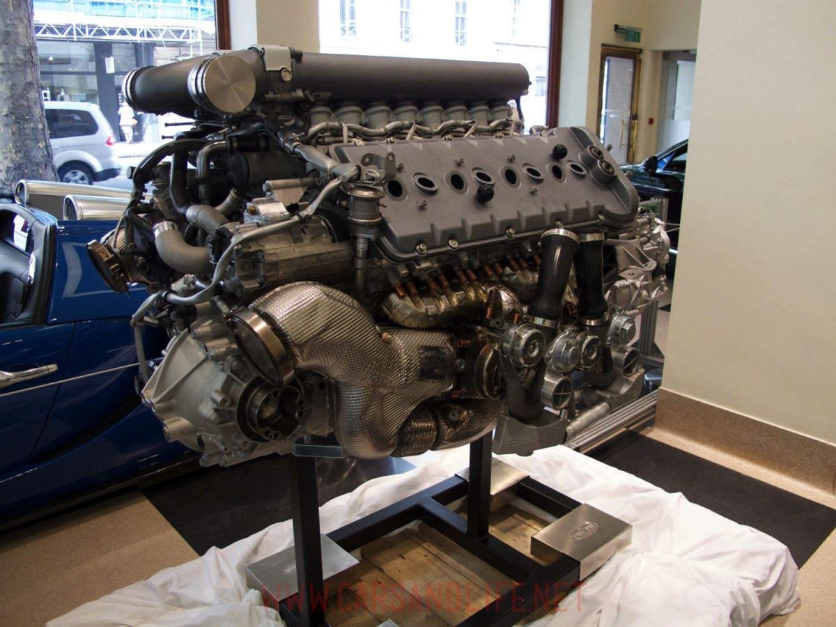 ДВС Бугатти w16
