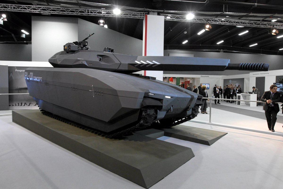 Польский стелс танк
