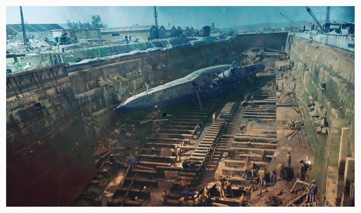 Германская база подводных лодок 2 мировой войны