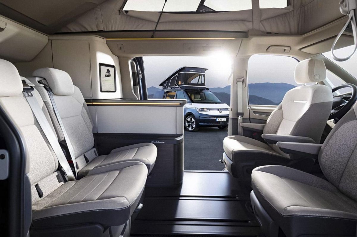 Volkswagen Multivan t6 салон