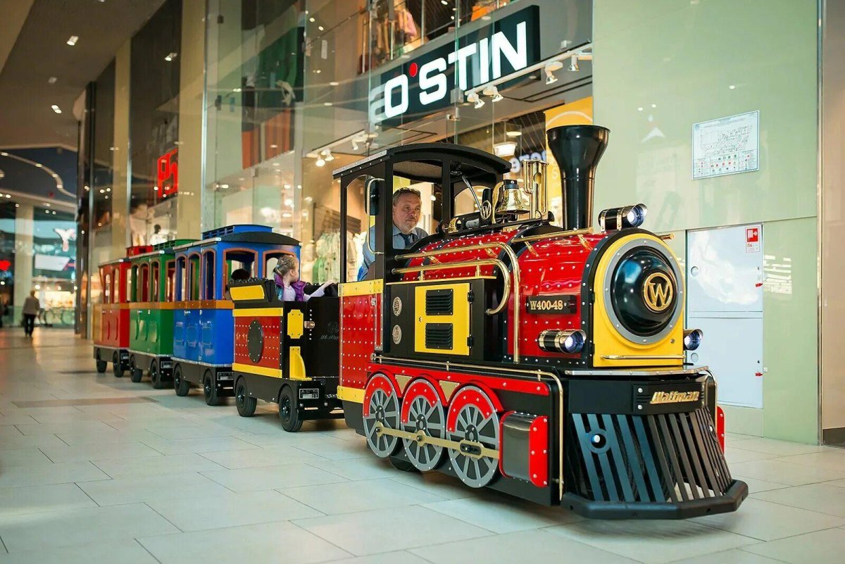 Паровозик аттракцион безрельсовый