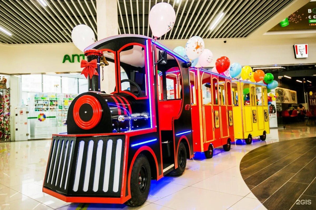 Детский паровозик аттракцион