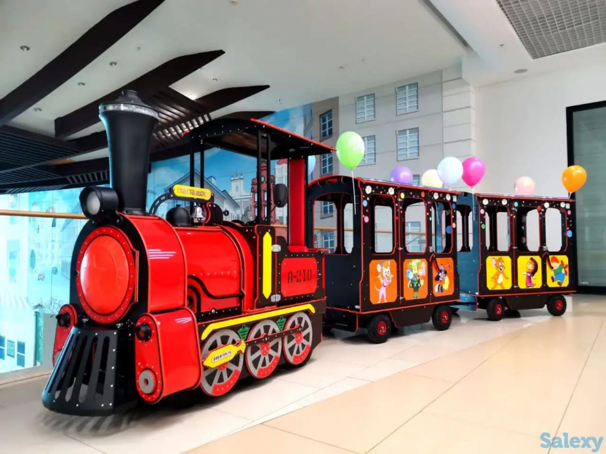 Паровозик аттракцион безрельсовый
